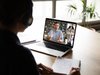 Person having a video call with a colleague