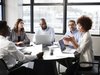 Group of businesspeople at a conference table